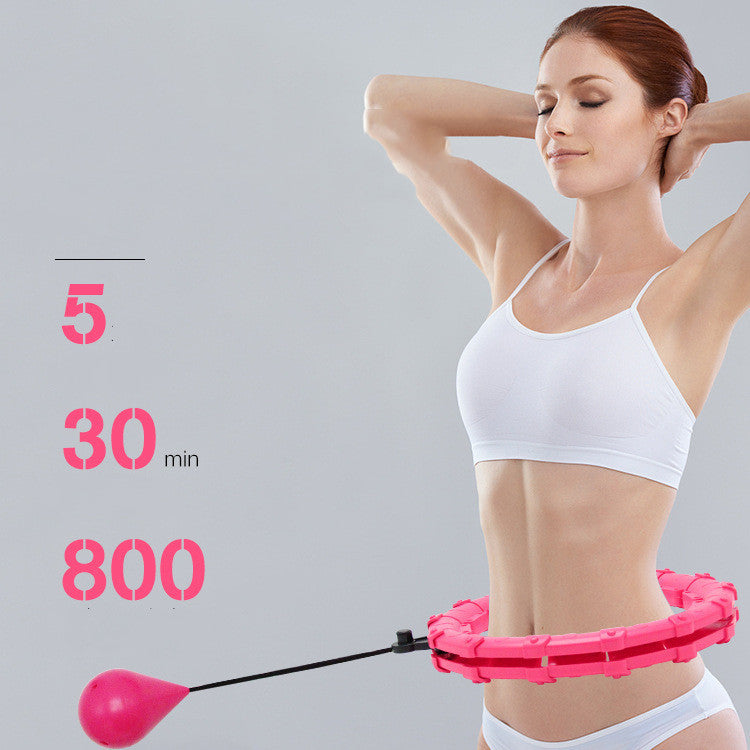 Fitness Ring Adjustable Sport Hoops Abdominal Thin Waist Exercise Detachable Massage Fitness Hoops Gym Home Training Weight Loss - Aura By Alora
