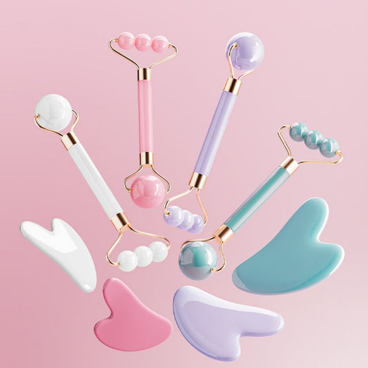 Facial Eye Scraping Massage Jade Roller - Aura By Alora